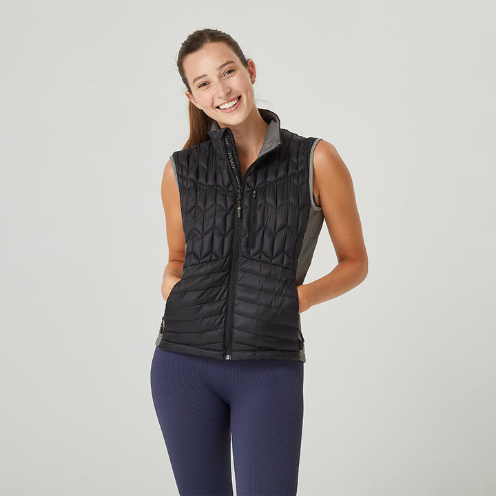 【即完売品】BoTT Quilted Sparkle Vest ブラック BoTTQuilted Sparkle Vest - Apple Butter Store